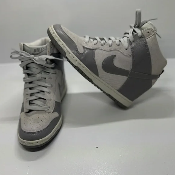 Nike Dunk Sky High Canyon Gray Wedge Sneakers Shoes Women's Size 8.5 - Picture 3 of 8